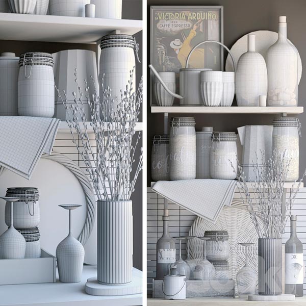 Decorative Set for the Kitchen 51686