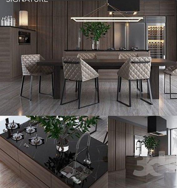 Kitchen Piet Boon SIGNATURE (vray GGX, corona PBR) 165