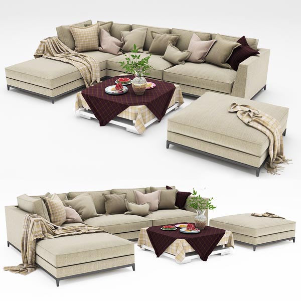 مدل سه بعدی ست مبلمان 808