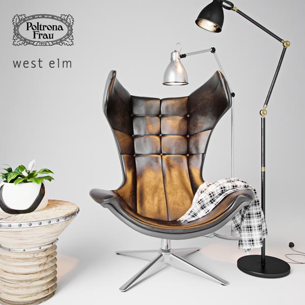 Armchair with decor 2