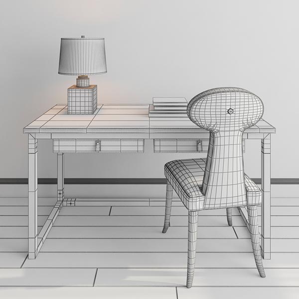 Jonathan Adler Jacques Desk Vera Dining Chair1410