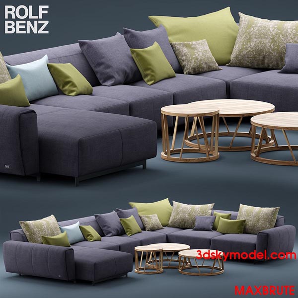 مدل سه بعدی ست مبلمان 924