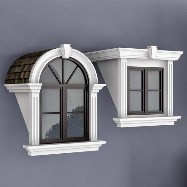 Windows and doors in the style of modern classics v2 (Vray) 060