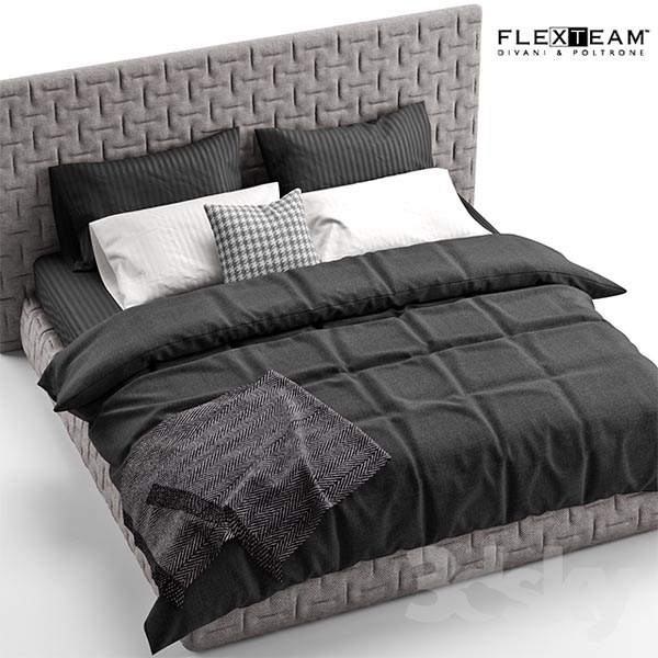 مدل سه بعدی تخت خواب 261