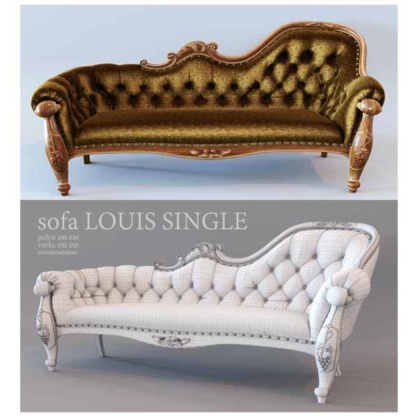 مدل سه بعدی کاناپه 867