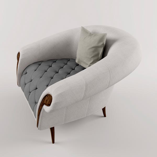 مدل سه بعدی صندلی 702