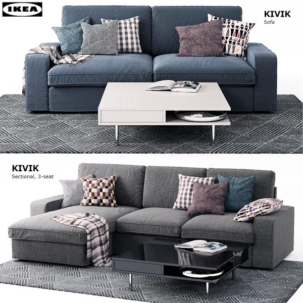 مدل سه بعدی ست مبلمان 963