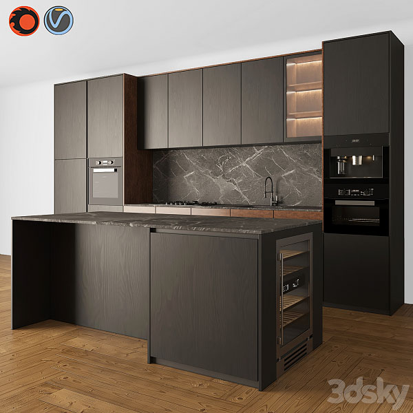 مدل سه بعدی کابینت 0005