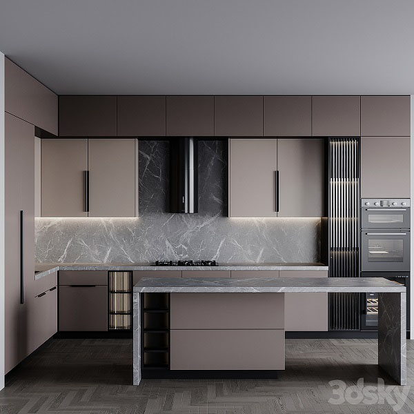 مدل سه بعدی کابینت 0019