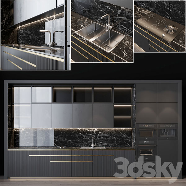 مدل سه بعدی کابینت 0085
