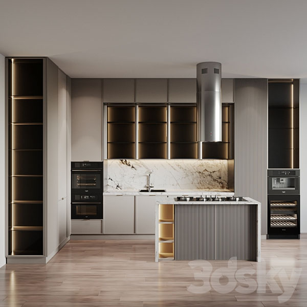مدل سه بعدی کابینت 0088
