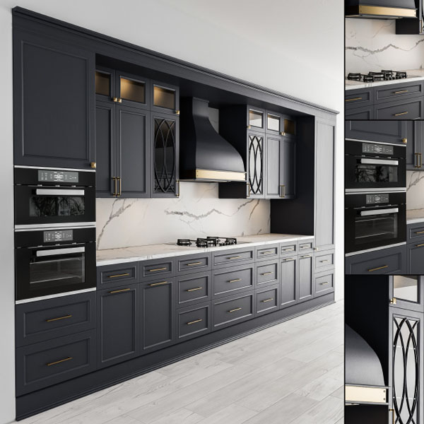 مدل سه بعدی کابینت 0090