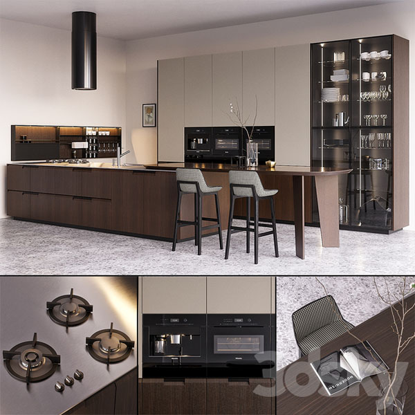مدل سه بعدی کابینت 0096