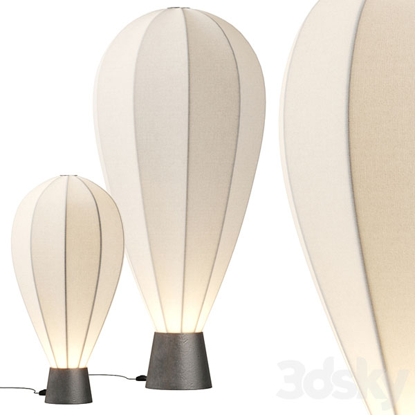 مدل سه بعدی آباژور ایستاده 0197