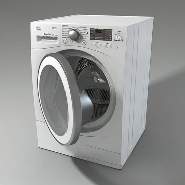 مدل سه بعدی ماشین لباسشویی 0002