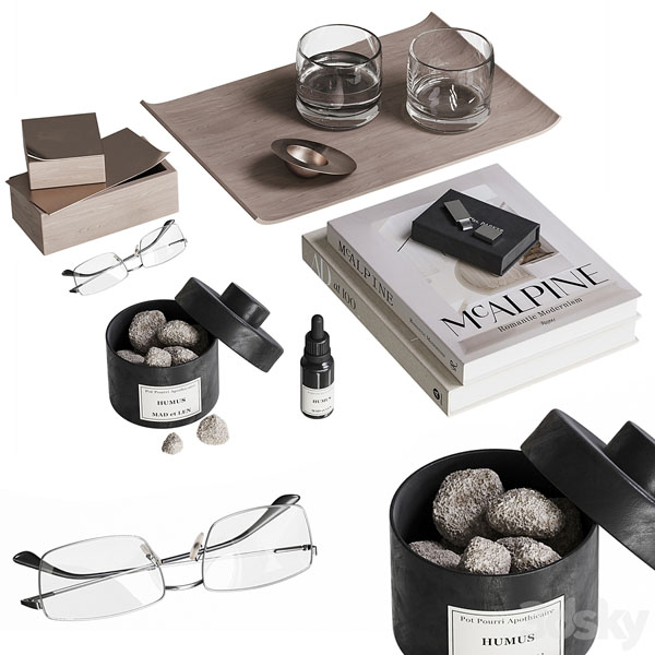 مدل سه بعدی ست دکوری 0295