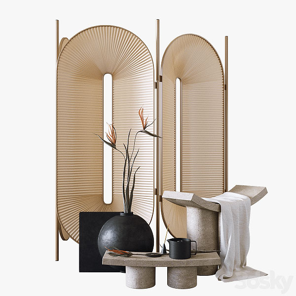 مدل سه بعدی ست دکوری 0309